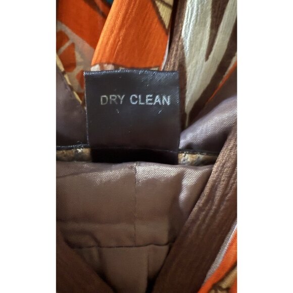 Nicole Miller Collection 100% Silk Sleeveless Fit-n-Flare Lined Dress Sz 0 - Picture 6 of 6